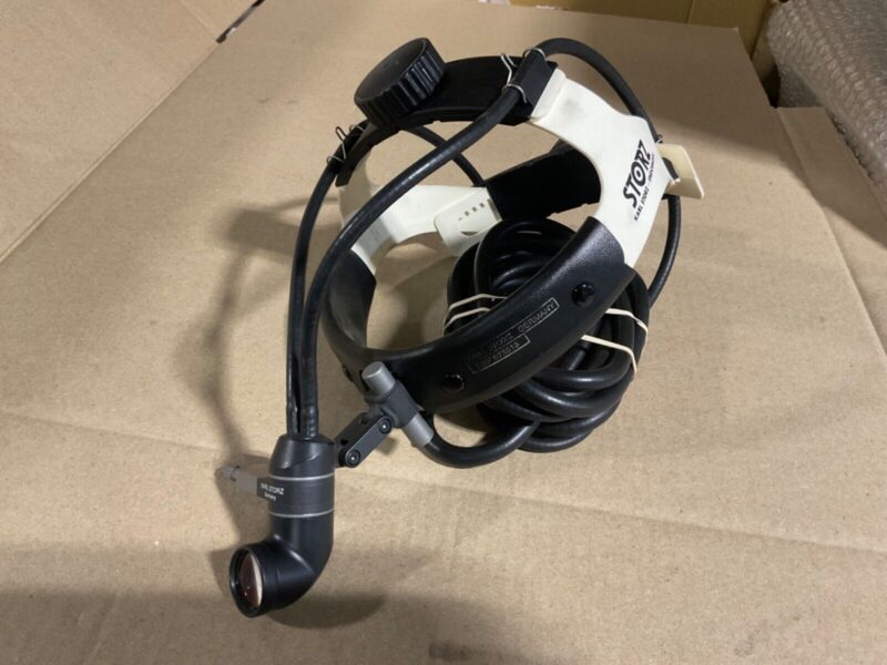 Karl Storz 310063 Double Lens Headlight W/ Light Cable & HeadBand!