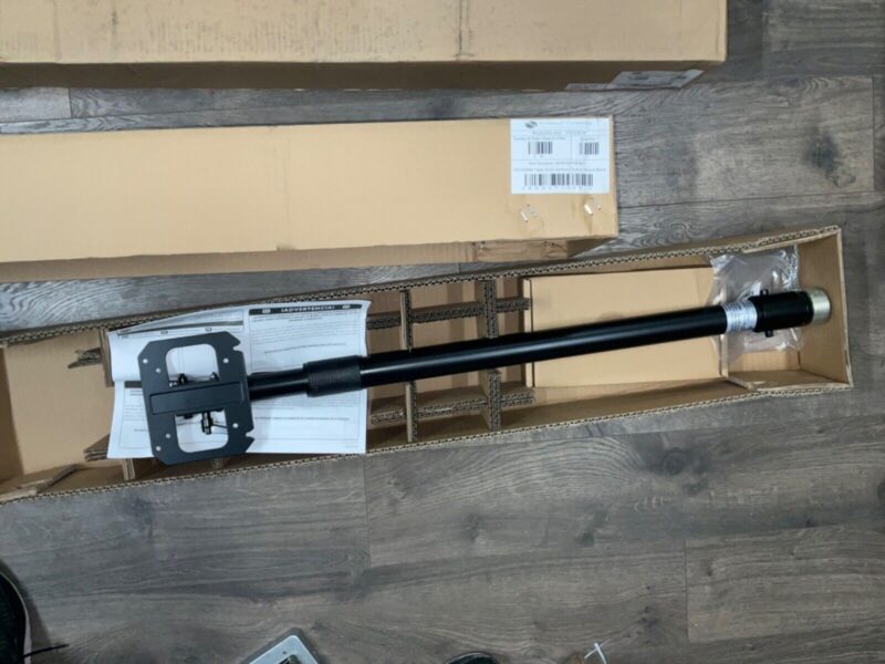 American Dynamics ADMHCP100B-4 Vesa Hard CAMERA Ceiling Pole Mounts 4' Black