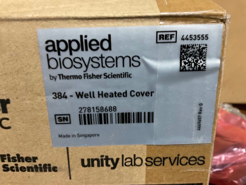 APPLIED BIOSCIENCE Ref 4553555 384 Well Heated Cover