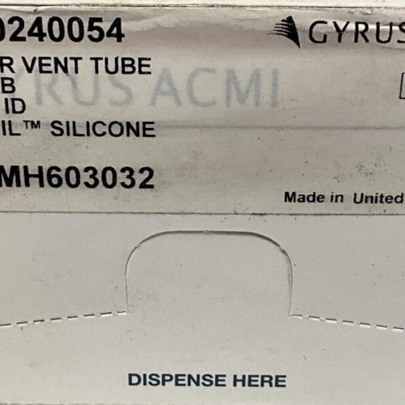 Gyrus ACMI 70240054 Vent Tube 1.27MM