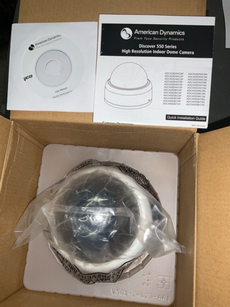 American Dynamics ADCA55DWIC4N DISCOVER 550 SERIES Indoor MiniDome Camera 2.8-10 - Image 2