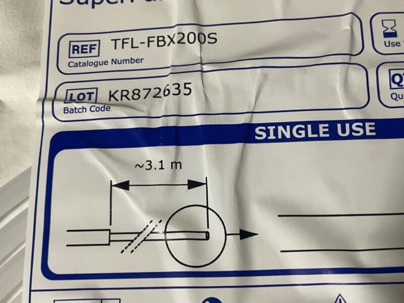Olympus TFL-FBX200S Super Pulsed Laser Fiber New/Sealed - Training (1pc)