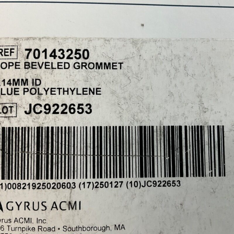 Gyrus ACMI 70143250 tube Beveled Grommet ( 2025 )