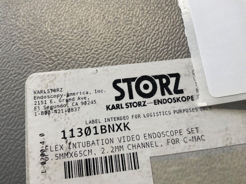 Karl Storz 11301BNX Flexible Video Scope W/ C-Mac 8403 ZX - Image 4