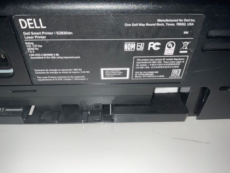 Dell S2830DN Monochrome Laser Printer LOW USAGE!!!!!