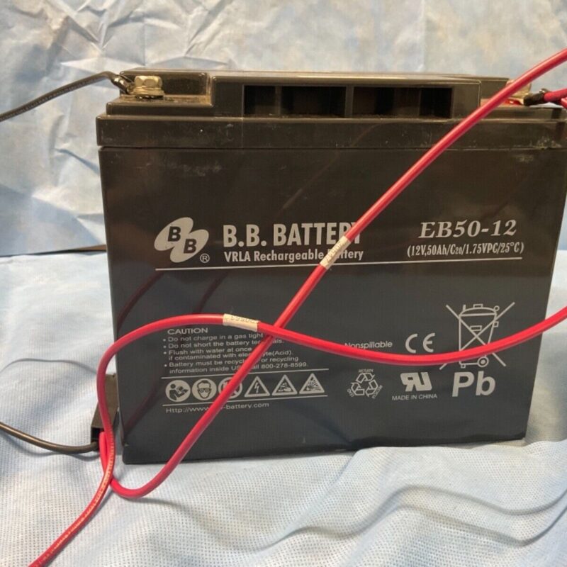 B & B Battery EB50-12 12V, 50Ah, 12 Termial AGM battery