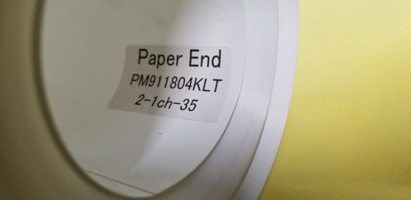 PM911804KLT Paper End 2-1ch-35 printer paper - Image 2