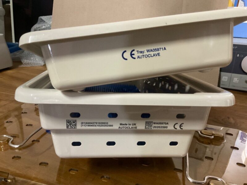 Olympus WA05970A Sterilization Tray w/ WA05971A Insert - Lid/Mat Included - Image 2