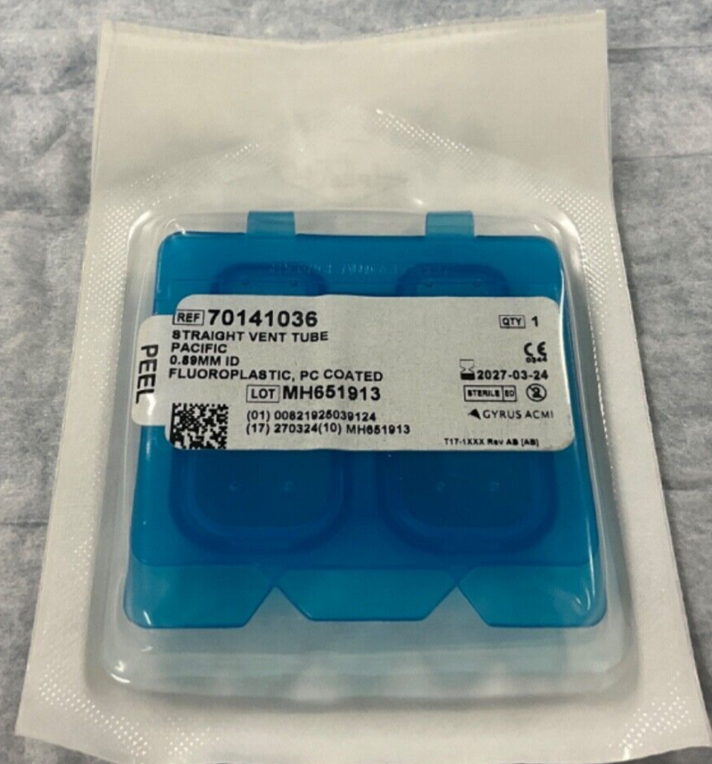 Gyrus ACMI 70141036 Straight Vent Tube 2027! - Image 2