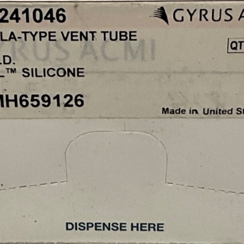 Gyrus ACMI 70241046 Vent Tube 1.27MM