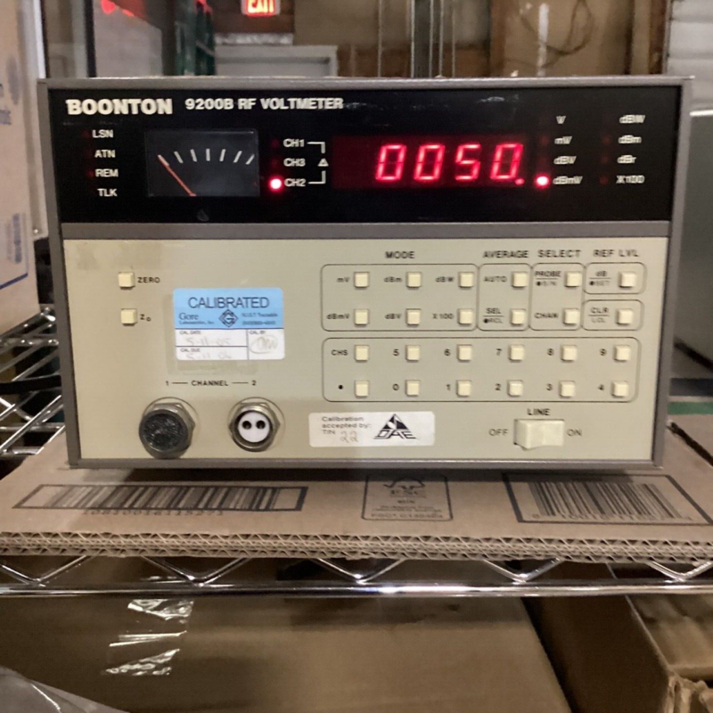 Boonton 9200B RF Voltmeter Option 01B-03 Make Offers!