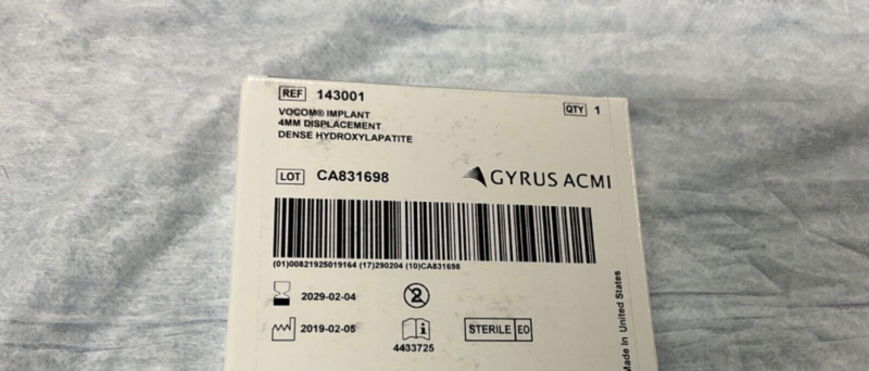 Gyrus ACMI 143001 Vocom Implant 2029-2030